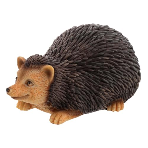DIYEAH versteckter Schlüsselkasten Igel-Schlüsselversteckstatue versteckter Schlüsselhalter Schlüsselversteck im Freien Outdoor-Schlüsselversteck Harz Dark Brown von DIYEAH