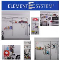 Regalsystem für Garage Modular Plus Basic Kit + Storage Set 1 + Storage Set 2 von ELEMENT SYSTEM