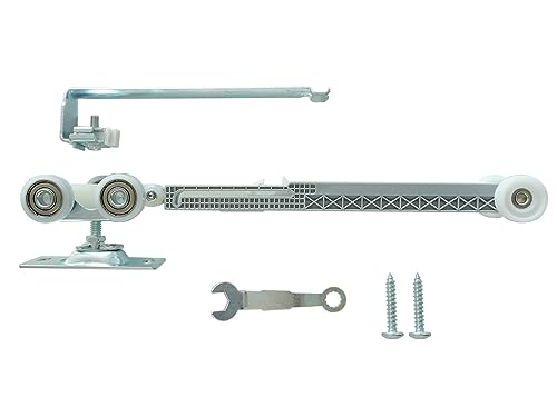 DIYHD Schiebetürrolle mit 3 Rädern und Absenkautomatik, maximale Traglast: 90 kg von DIYHD
