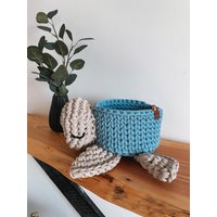 Schildkröten-Tierkörbchen Für Die Wickelkommode Oder Das Kinderzimmer von DIYHaekelliebe