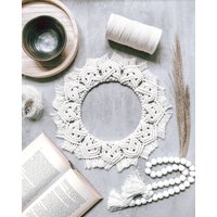 Diy Kit Makramee Wandbehang Mandala, Inkl. Video Anleitung | Geschenk, Wanddekoration, Boho Selbermachen Set von DIYMakramee