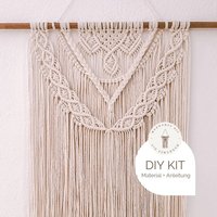 Makramee Diy Kit Wandbehang "Aubrey", Inkl. Video, Bastelset, Starter-Kit Für Eine Geschenk Boho Deko von DIYMakramee