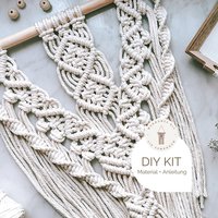 Makramee Diy Kit Wandbehang "Brooke", Inkl. Video |Gratis Mini-Makramee Bausatz, Bastelset, Starter-Kit Für Eine Geschenk Boho Deko von DIYMakramee