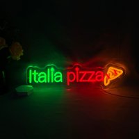 Italia Pizza Neon Schild Custom Shop Led Licht Dekoration Made von DIYNEON