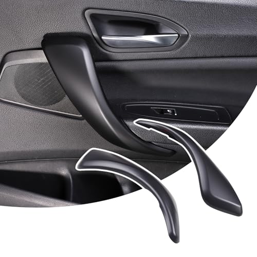DIYUCAR Für 1er 2er F20 F21 F22 F23 2012-2018 Auto Innentür Armlehne Griff Abdeckung Verkleidung Aufkleber Innenzubehör (mattschwarz) von DIYUCAR