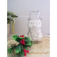 Vintage Glas Schneemann Apotheker Kanister Candy Treat Gewürzglas Kanada von DIYVintageTreasures