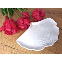 Schmuck Ablage Keramik Tablett Mit Ginkgo Muster - Elegante Schmuckaufbewahrung von DIYZauberfee