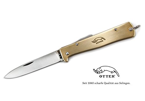 DIYexpert Otter MERCATOR Messer Messing 10-726RG Klinge rostfrei von DIYexpert