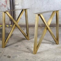 Metall Esstischbeine, M-Förmige Stahlbeine Für Holzmöbel, Kücheninsel Beine, Couchtischbeine, Stahltischbeine von DIYshopDesign