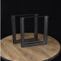 Metall Tischbeine, Industrielle U-Förmige Tischbasis, 2Er Set von DIYshopDesign