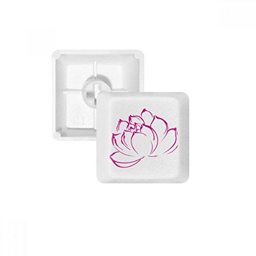 DIYthinker Blume Pflanze Lotus-Blumen-Muster PBT Keycaps für mechanische Tastatur Weiß OEM Keine Markierung drucken DIYthinker Blume Pflanze Lotus-Blumen-Muster PBT Keycaps für mechanische Tastatur Weiß OEM Keine Markierung drucken von DIYthinker