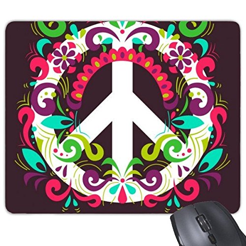 DIYthinker Bunte Friedenssymbol-Blumen-nukleare Abrüstung Anti-Krieg übersichtliches Design Illustration Muster Rechteck Griffige Gummi Mousepad Spiel Mauspad Geschenk DIYthinker Bunte Friedenssymbol-Blumen-nukleare Abrüstung Anti-Krieg übersichtliches Design Illustration Muster Rechteck Griffige Gummi Mousepad Spiel Mauspad Geschenk von DIYthinker