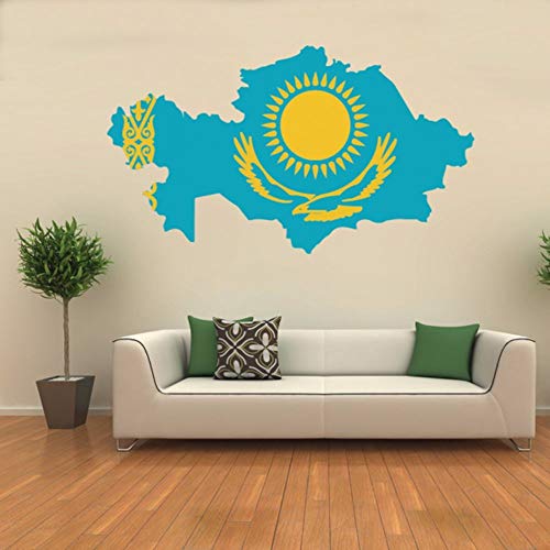 DIYthinker Flaggen-Karte von Kasachstan Wand Vinylaufkleber Custom Home Dekoration Wand-Aufkleber Hochzeits-Dekoration PVC-Tapeten Mode-Design DIYthinker Flaggen-Karte von Kasachstan Wand Vinylaufkleber Custom Home Dekoration Wand-Aufkleber Hochzeits-Dekoration PVC-Tapeten Mode-Design von DIYthinker