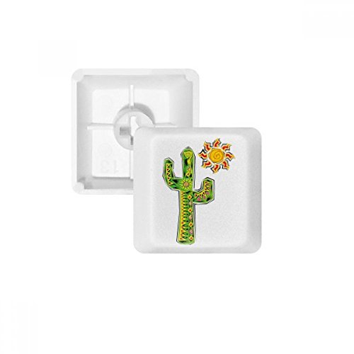 DIYthinker Handbemalte Kaktus Mexiko Kultur Element PBT Keycaps für Mechanische Tastatur Weiß OEM Keine Markierung drucken von DIYthinker