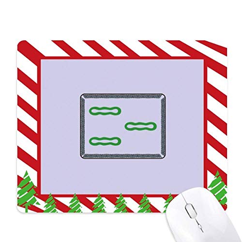 DIYthinker Mahjong Bambus Bar 3 Fliesen Muster Mauspad Zuckerstange Gummi Pad Weihnachten Matte von DIYthinker