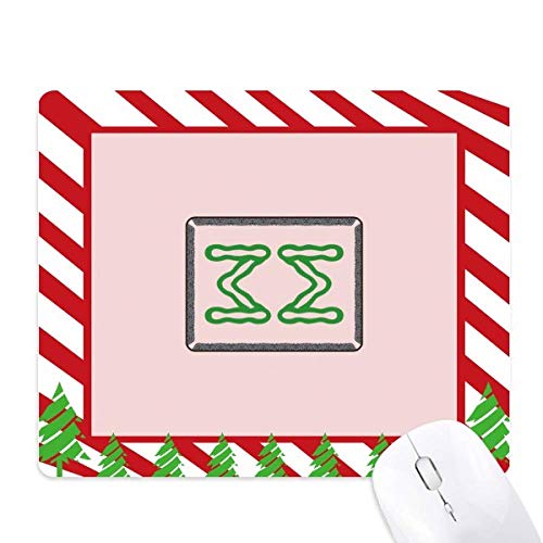 DIYthinker Mahjong Bambus Bar 8 Fliesen Muster Mauspad Candy Cane Gummi Pad Weihnachten Matte von DIYthinker