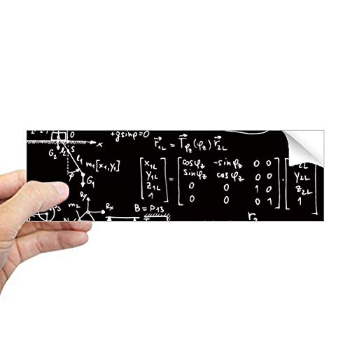 DIYthinker Matrix Mathematische Formeln Wissenschaft Rechteck Bumper Aufkleber Notebook Fenster Aufkleber von DIYthinker