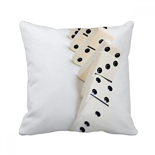 DIYthinker Pai Gow Domino Glücksspiel Photo Platz Dekokissen Kissenbezug Startseite Dekor-Geschenk 40 x 40cm (Es gibt einige Messfehler) Mehrfarbig von DIYthinker