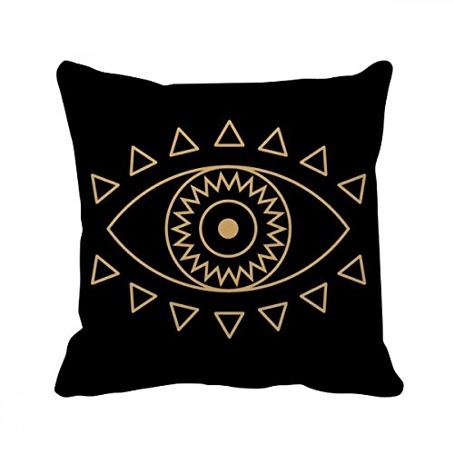DIYthinker Sector Totem Geometry Symbol Platz Dekokissen Insert Kissenbezug Startseite Sofa Dekor-Geschenk 40 X 40Cm Mehrfarbig von DIYthinker