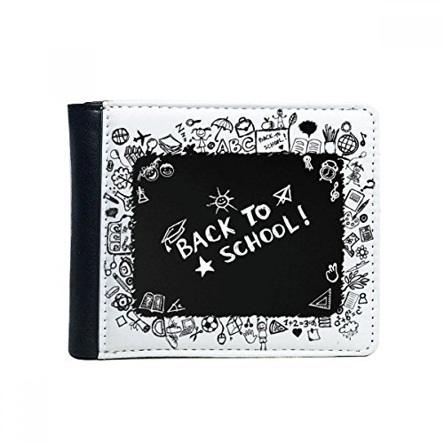 DIYthinker Tafel Nette handgemalte Graffiti Schulart- Silhouette Illustration Flip Bifold-Leder-Mappen-Multifunktions-Karten-Geldbeutel-Geschenk One_Size Mehrfarbig DIYthinker Tafel Nette handgemalte Graffiti Schulart- Silhouette Illustration Flip Bifold-Leder-Mappen-Multifunktions-Karten-Geldbeutel-Geschenk One_Size Mehrfarbig von DIYthinker