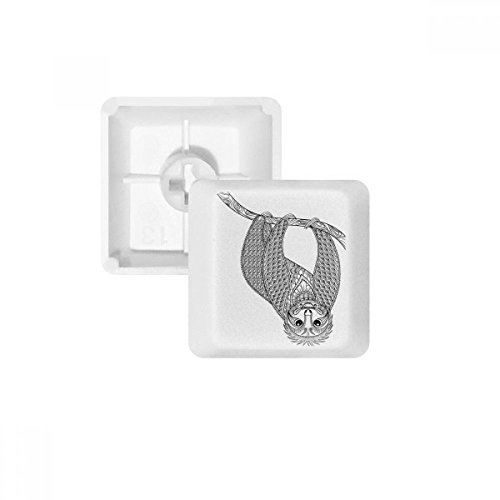 DIYthinker Tierfett Langsam Bild PBT Keycaps für Mechanische Tastatur Weiß OEM Keine Markierung drucken von DIYthinker