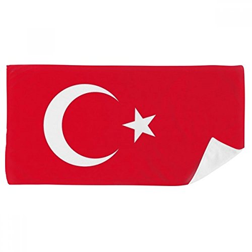 DIYthinker Türkei National Flagge Asien Land Badetuch weichen Waschlap Kulli Waschlap Kulli 35X70Cm 35 x 70cm Mehrfarbig von DIYthinker