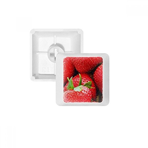 Fresh Strawberry Rot Fruit Bild PBT Tastenkappen für Mechanische Tastatur Weiß OEM-Nr. Markieren Print Mehrfarbig Mehrfarbig R2 von DIYthinker