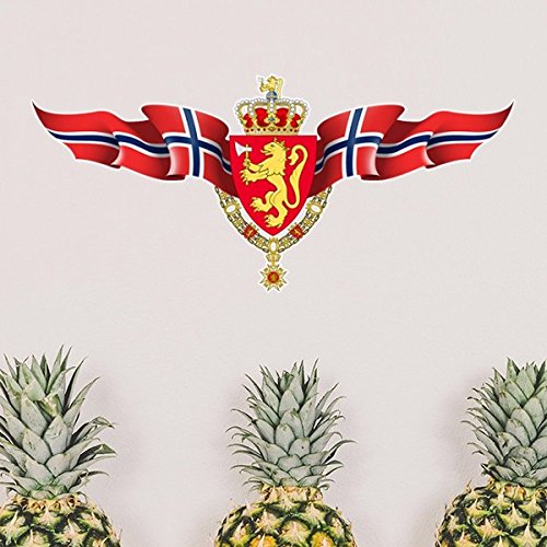 Norwegen National Emblem Country Symbol Mark Muster Abnehmbare Wand Aufkleber art Aufkleber Wandbild DIY Tapete für Raum Aufkleber 80cm Norwegen National Emblem Country Symbol Mark Muster Abnehmbare Wand Aufkleber art Aufkleber Wandbild DIY Tapete für Raum Aufkleber 80cm von DIYthinker
