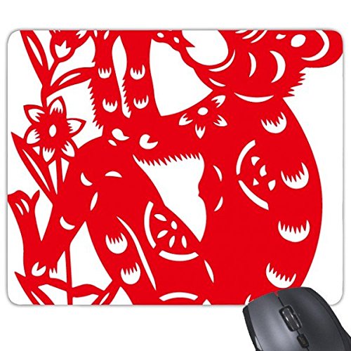 Papercut Chinesisches Sternzeichen Affe China Traditionelle Chinesische Kultur Kunst Fenster Blumen Rechteck Rutschfeste Gummi Mauspad Spiel Maus Pad Geschenk Papercut Chinesisches Sternzeichen Affe China Traditionelle Chinesische Kultur Kunst Fenster Blumen Rechteck Rutschfeste Gummi Mauspad Spiel Maus Pad Geschenk von DIYthinker