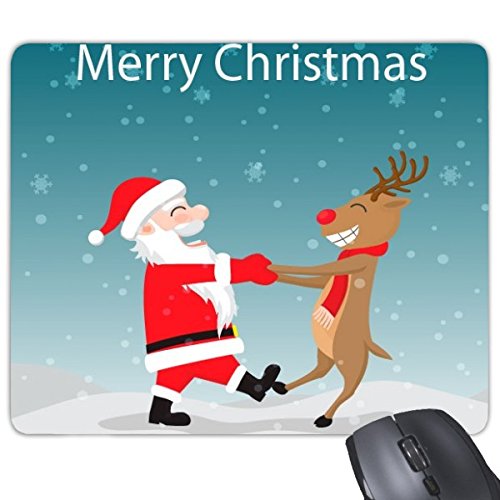 Weihnachten Santa Claus Elch Merry Christmas Festival Illustration Muster Rechteck rutschfeste Gummi Mauspad Spiel Maus Pad Weihnachten Santa Claus Elch Merry Christmas Festival Illustration Muster Rechteck rutschfeste Gummi Mauspad Spiel Maus Pad von DIYthinker