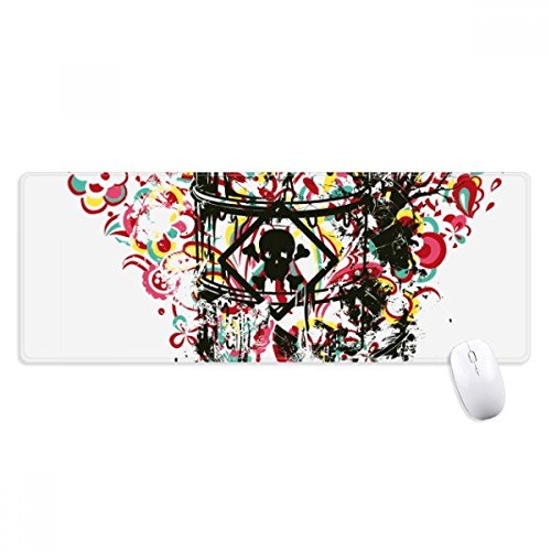 beatChong Graffiti-Straßen-Herz-Kunst-Illustration Muster Griffige Mousepad Große Erweiterte Spiel Büro titched Kanten Computer-Mat Geschenk von DIYthinker