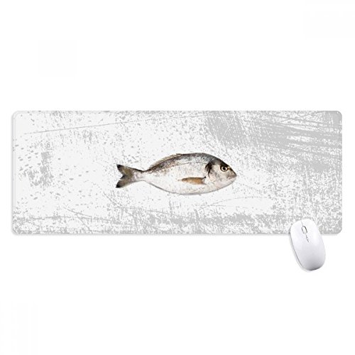 beatChong Seefisch Aktivität Food Red Griffige Mousepad Große Erweiterte Spiel Büro titched Kanten Computer-Mat Geschenk von DIYthinker