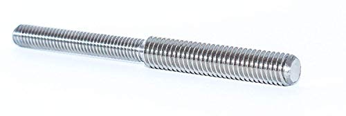 1 Stück Gewindeadapter Gewindereduktion M8-M12 x 30mm aus Edelstahl V2A von DIZA