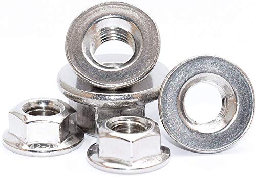 10 Stück Rostfreie Edelstahl V2A Sechskantmutter mit Flansch Bundmuttern Flanschmuttern DIN6923 M6 10 Stück Rostfreie Edelstahl V2A Sechskantmutter mit Flansch Bundmuttern Flanschmuttern DIN6923 M6 von DIZA