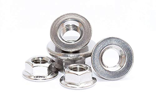 5 Stück Rostfreie Edelstahl V2A Sechskantmutter mit Flansch Bundmuttern Flanschmuttern DIN6923 M6 5 Stück Rostfreie Edelstahl V2A Sechskantmutter mit Flansch Bundmuttern Flanschmuttern DIN6923 M6 von DIZA