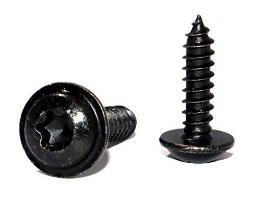 Blechschrauben 4,2x19 DIN 968 Stahl verzinkt schwarz TX Flachrundkopf Stückzahl 25 Flachrundkopfschraube Flachkopf mit Scheibe Blechschrauben 4,2x19 DIN 968 Stahl verzinkt schwarz TX Flachrundkopf Stückzahl 25 Flachrundkopfschraube Flachkopf mit Scheibe von DIZA