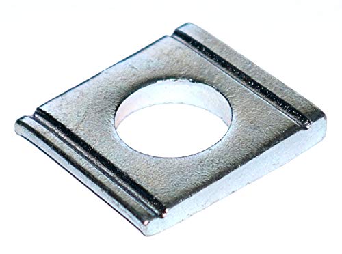DIN 434 Scheiben für U-Träger 11 M10 Stahl galvanisch verzinkt vierkant keilförmig Neigung 8% Stückzahl 100 Keilscheiben DIN 434 Scheiben für U-Träger 11 M10 Stahl galvanisch verzinkt vierkant keilförmig Neigung 8% Stückzahl 100 Keilscheiben von DIZA
