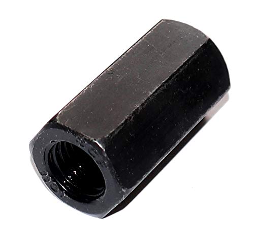 DIN 6334 Sechskantmuttern M10 Stahl schwarz Festigkeit 10 hohe Form Stückzahl 5 Verlängerungsmutter Langmuttern hohe Mutter Gewindemuffen Gewindemuttern von DIZA