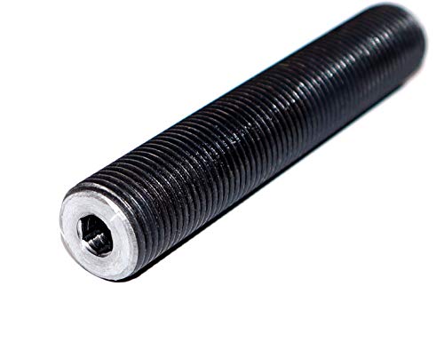 Gewindestangen M12x1,25x60 mit Innensechskant und Feingewinde SW6 Stahl schwarz 10.9 Stückzahl 1 Gewindebolzen von DIZA