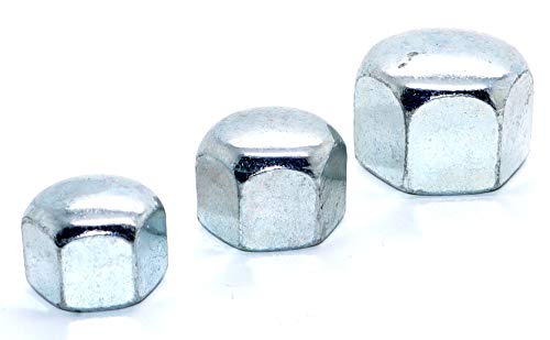 Hutmuttern niedrige Form DIN 917 M16 Stahl verzinkt Stückzahl 10 Sechskant-Hutmutter Sechskant-Mutter von DIZA