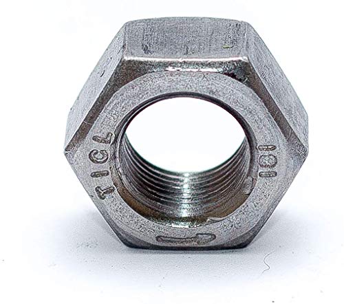 Sechskantmuttern M10x1 mit Links Feingewinde DIN 934 8 ISO 4023 Stahl blank 1 Stück von DIZA