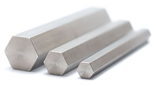 Sechskantstahl C45 + C h11 Schlüsselweite SW13mm Länge 1000mm Sechskantstange von DIZA
