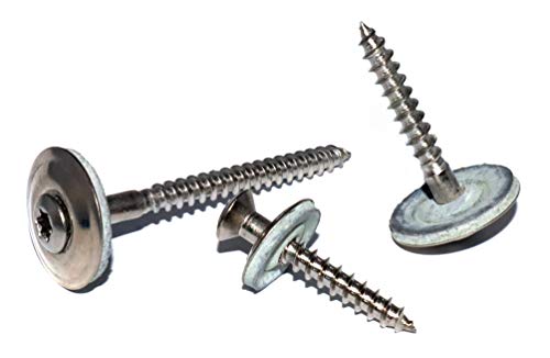 Spenglerschrauben 4,5x45 DIN 7995 mit Dichtscheibe 20 mm Torx Antrieb TX20 Edelstahl A2 Stückzahl 200 Spengler Schrauben mit Neoprendichtung Spenglerschrauben 4,5x45 DIN 7995 mit Dichtscheibe 20 mm Torx Antrieb TX20 Edelstahl A2 Stückzahl 200 Spengler Schrauben mit Neoprendichtung von DIZA