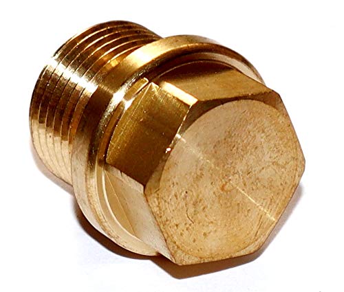 Verschlussschrauben M20x1,5 DIN 910 mit Außensechskant und Bund Messing Stückzahl 5 Verschlußschrauben Stopfen Verschlußstopfen Blindstopfen Gewindelochstopfen Verschlussschrauben M20x1,5 DIN 910 mit Außensechskant und Bund Messing Stückzahl 5 Verschlußschrauben Stopfen Verschlußstopfen Blindstopfen Gewindelochstopfen von DIZA