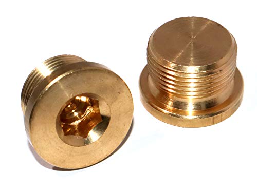 Verschlussschrauben M24x1,5 DIN 908 Messing Stückzahl 5 Innensechskant-Verschlußschrauben Stopfen Verschlußstopfen Blindstopfen Gewindelochstopfen Verschlussschrauben M24x1,5 DIN 908 Messing Stückzahl 5 Innensechskant-Verschlußschrauben Stopfen Verschlußstopfen Blindstopfen Gewindelochstopfen von DIZA