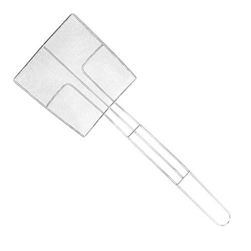 DIZGE Frittiersieb Löffel Mesh-Sieb Skimmer Sieb Feine Schöpfkelle Stahl Bratquadrat Edelstahl Küchenschaufel Metalltopf Fett Friteuse Sieb Frittierter Lebensmittelkorb DIZGE Frittiersieb Löffel Mesh-Sieb Skimmer Sieb Feine Schöpfkelle Stahl Bratquadrat Edelstahl Küchenschaufel Metalltopf Fett Friteuse Sieb Frittierter Lebensmittelkorb von DIZGE