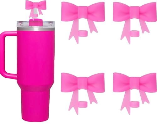 DJAIOD Strohabdeckung für Stanley, Strohhalm-Abdeckkappe, 10 mm Silikon-Trinkhalm-Aufsätze für Trinkgläser, Schleifen-Zubehör für Stanley 30 & 1,2 l, 4 Stück DJAIOD Strohabdeckung für Stanley, Strohhalm-Abdeckkappe, 10 mm Silikon-Trinkhalm-Aufsätze für Trinkgläser, Schleifen-Zubehör für Stanley 30 & 1,2 l, 4 Stück von DJAIOD