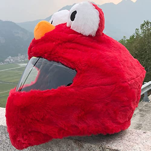 Housses de Casque de Moto Pour Hommes et Femmes Fun Rides Gifts Anime Cute Headgear Accessories Motorcycle Funny Cartoon Casque en Peluche Pour Casque complet (Casque Non inclus) von DJCALA