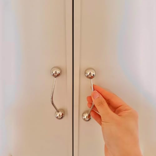 DJCYGG 2 Stück Möbelgriff Stangengriff Schrankgriffe Schubladengriffe Küchenschrank Türgriff Kleiderschrank Zieht Griffe,für Schlafzimmer,Wohnzimmer,mit Schrauben (Länge 150mm) von DJCYGG