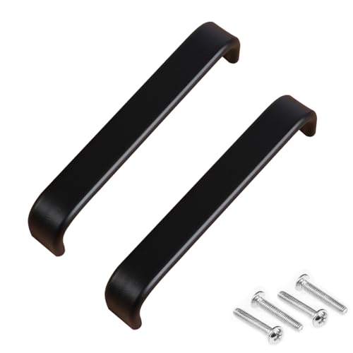 DJCYGG 2 Stück Möbelgriffe Küchengriffe Schrankgriffe Schubladenknöpfe Geschwungener Türgriffe Aluminium Griffe für Kommode,Kleiderschrank,Küchenschränke,mit Schrauben (Lochabstand 160mm,Schwarz) DJCYGG 2 Stück Möbelgriffe Küchengriffe Schrankgriffe Schubladenknöpfe Geschwungener Türgriffe Aluminium Griffe für Kommode,Kleiderschrank,Küchenschränke,mit Schrauben (Lochabstand 160mm,Schwarz) von DJCYGG